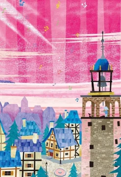 Epoch Jigsaw Puzzle 26-295 Tatsuo Hari Fairy Tale Art Bell Tower (300 Pieces) Hot