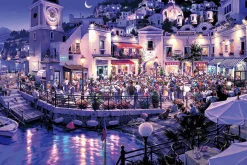 Epoch Jigsaw Puzzle 23-713 Teppei Sasakura Cafe Bella Notte (2016 S-Pieces) Fashion