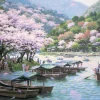 Epoch Jigsaw Puzzle 07-720 Teppei Sasakura Floating Spring Color (500 Pieces) Best
