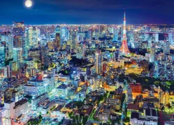 Epoch Jigsaw Puzzle 54-018 Twinkling Tokyo Night (2000 S-Pieces) New