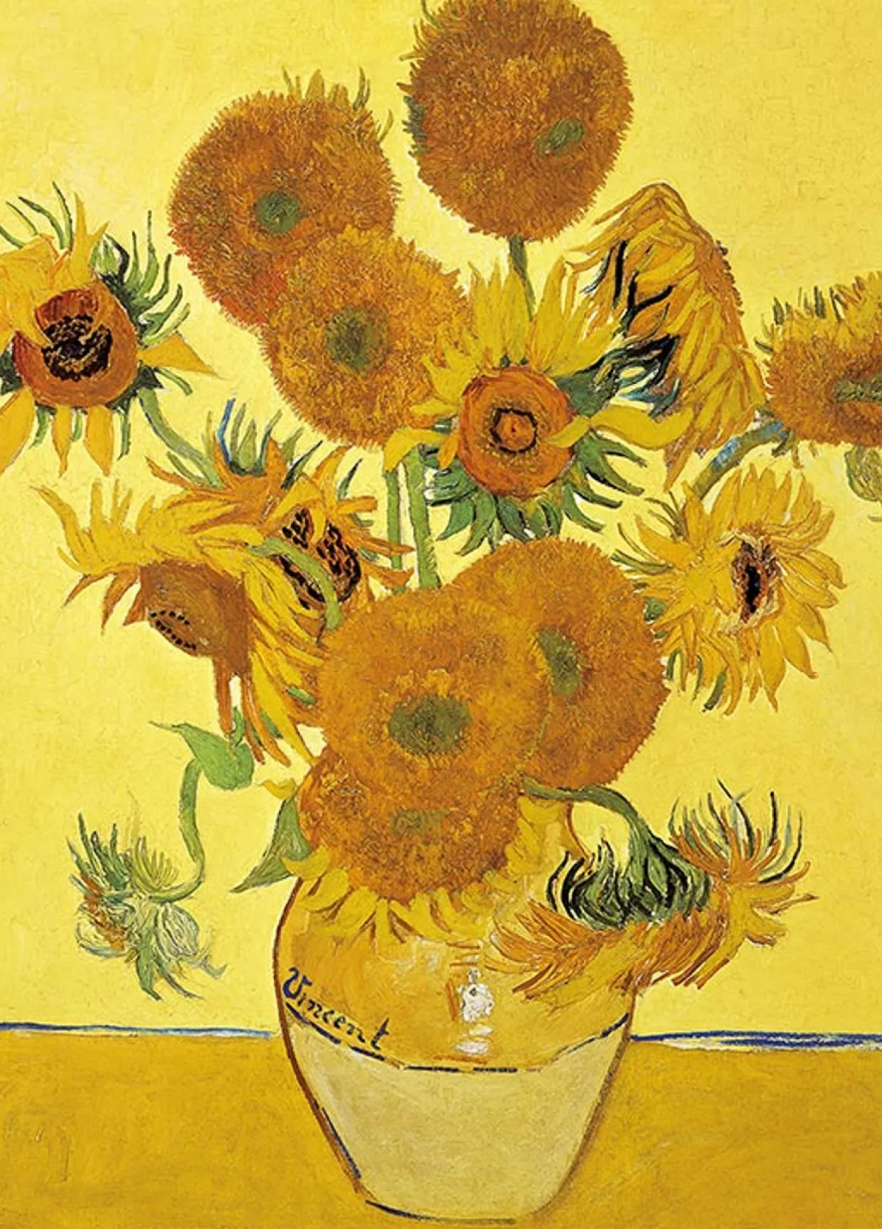 Epoch Jigsaw Puzzle 54-009 World Art Vincent Van Gogh Sunflowers (2000 S-Pieces) Shop