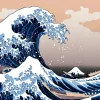 Epoch Jigsaw Puzzle 54-005 World Art The Great Wave Off Kanagawa Thirty-Six Views Of Mt. Fuji (2000 S-Pieces) Cheap