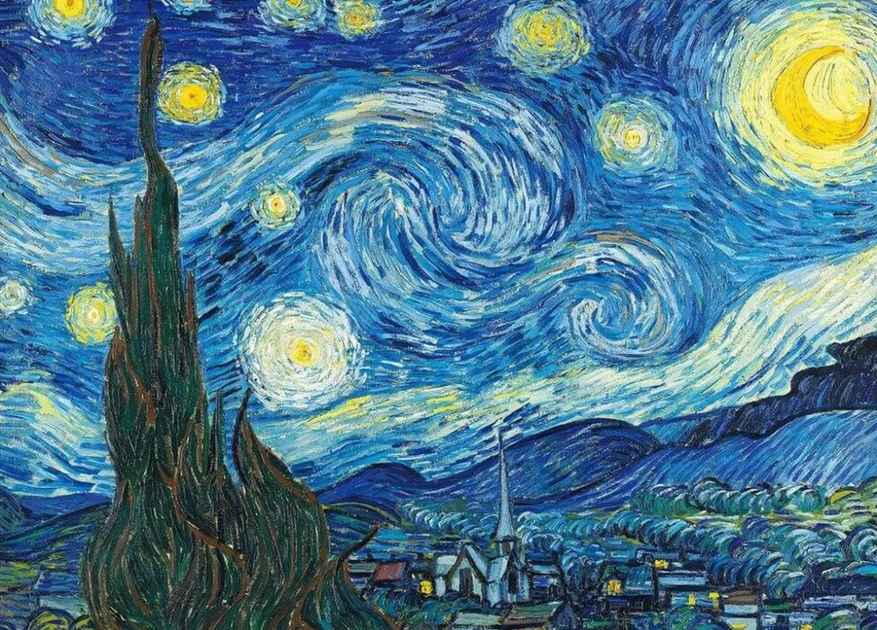 Epoch Jigsaw Puzzle 54-003 World Art The Starry Night (2000 S-Pieces) Cheap
