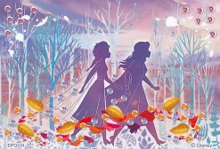 Epoch Jigsaw Puzzle Decoration 70-028 Disney Frozen Elsa And Anna Silhouette (70 Pieces) Cheap
