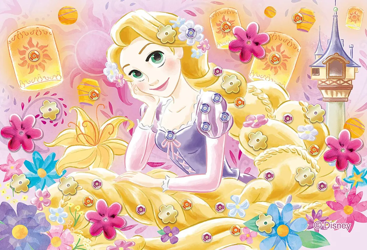 Epoch Jigsaw Puzzle Decoration 70-025 Disney Tangled Rapunzel (70 Pieces) Best