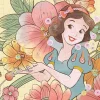 Epoch Jigsaw Puzzle Decoration 70-019 Disney Snow White Royal Floral (70 Pieces) Discount