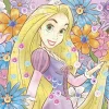 Epoch Jigsaw Puzzle Decoration 70-020 Disney Tangled Rapunzel Royal Floral (70 Pieces) Best Sale