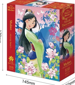 Epoch Jigsaw Puzzle Decoration 72-024 Disney Mulan Strong Heart (108 Pieces) Clearance