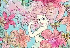 Epoch Jigsaw Puzzle Decoration 70-010 Disney Ariel Royal Floral (70 Pieces) Sale