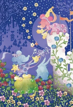 Epoch Jigsaw Puzzle Decoration 70-014 Disney Mickey Minnie Silhouette (70 Pieces) Clearance