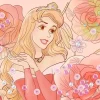 Epoch Jigsaw Puzzle Decoration 70-013 Disney Sleeping Beauty Aurora Royal Floral (70 Pieces) Shop