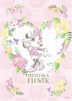 Epoch Jigsaw Puzzle Decoration 72-006 Disney Minnie Mouse Baby Pink (108 Pieces) Clearance