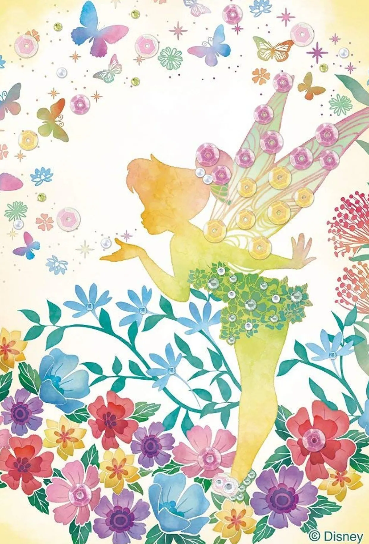 Epoch Jigsaw Puzzle Decoration 70-017 Disney Tinker Bell Silhouette (70 Pieces) Flash Sale