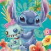 Epoch Jigsaw Puzzle Decoration 72-009 Disney Stitch Tropical Blue (108 Pieces) Fashion