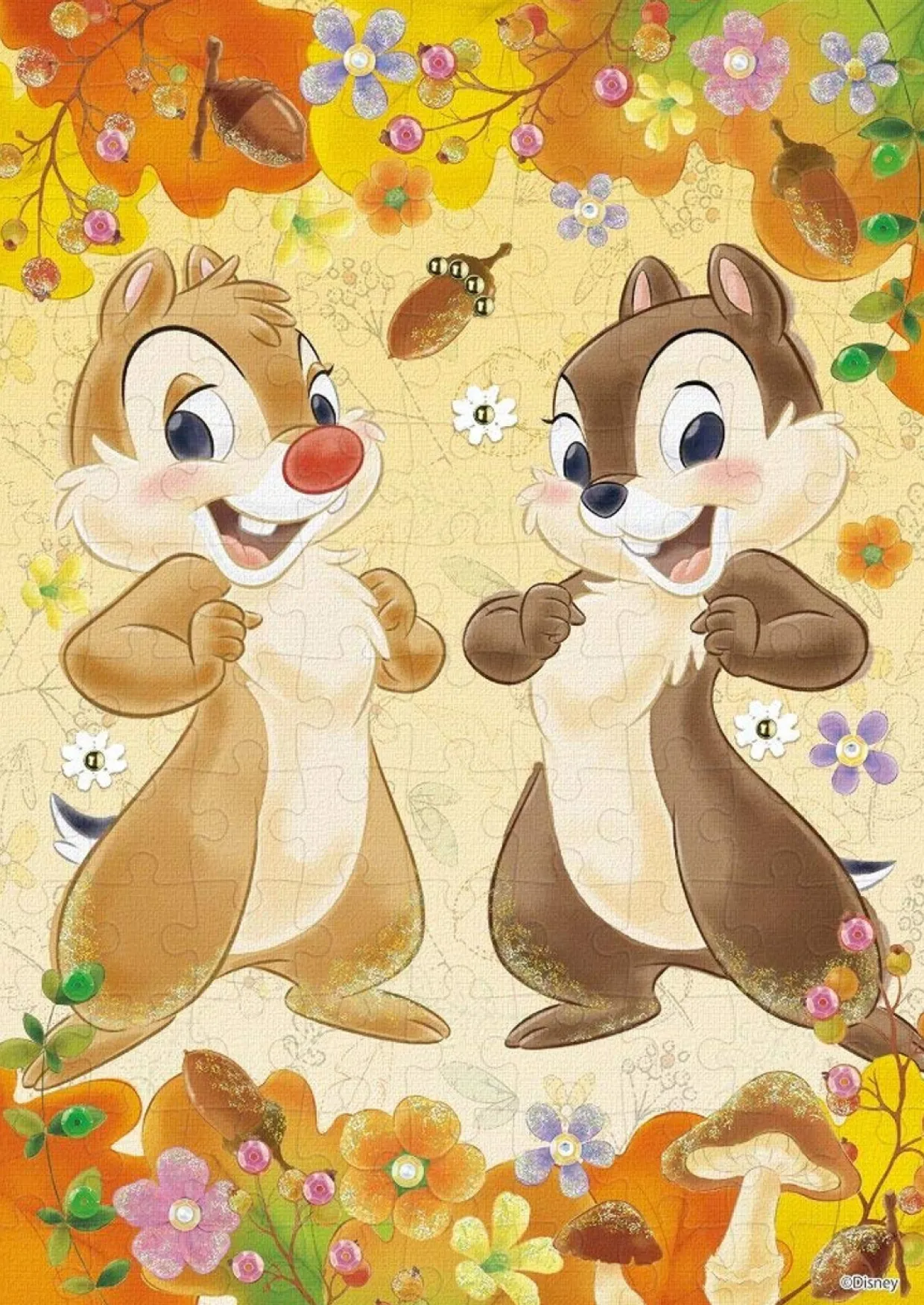 Epoch Jigsaw Puzzle Decoration 72-011 Disney Chip & Dale (108 Pieces) Clearance