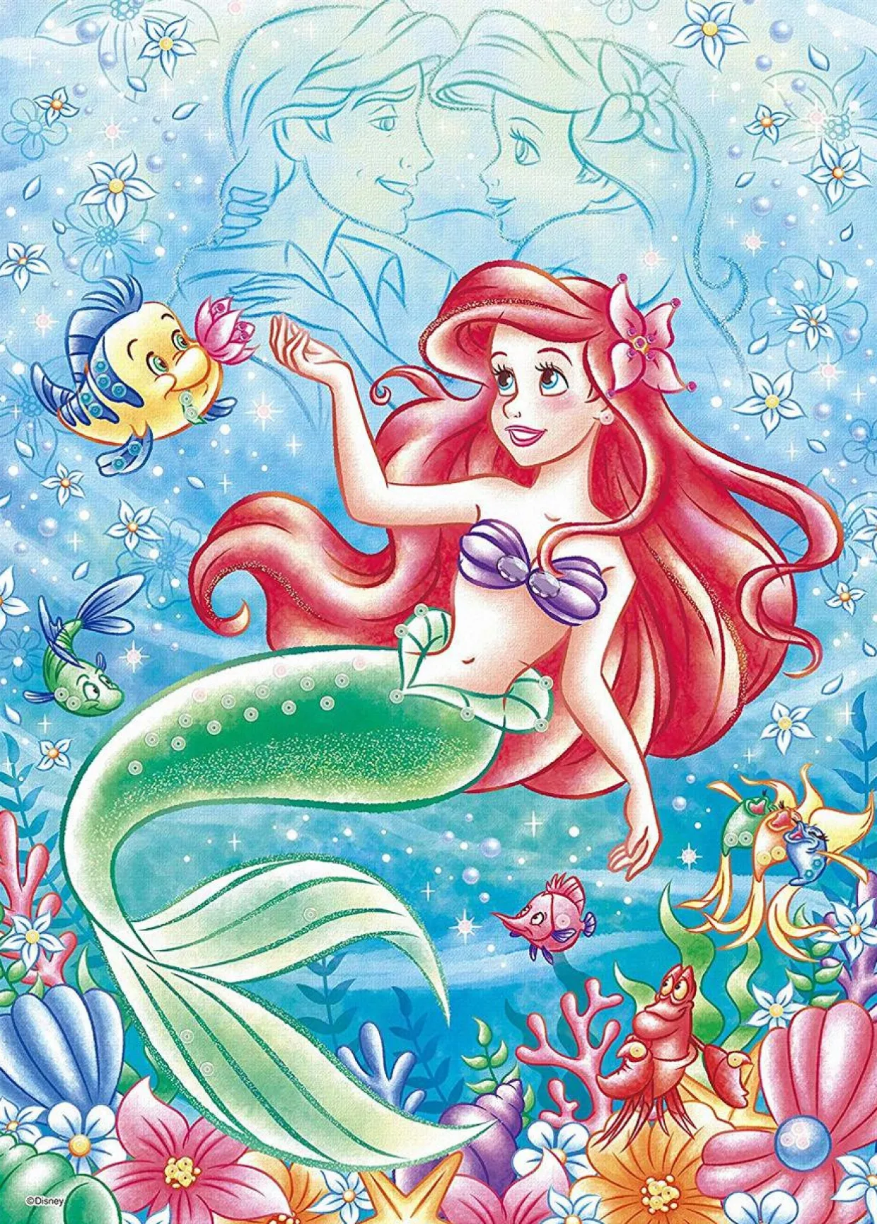 Epoch Jigsaw Puzzle Decoration 74-009 Disney Ocean Romance -Ariel- (500 Pieces) Online