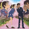 Epoch Jigsaw Puzzle 06-111S Detective Conan Cherry Blossom Season (500 Pieces) Clearance