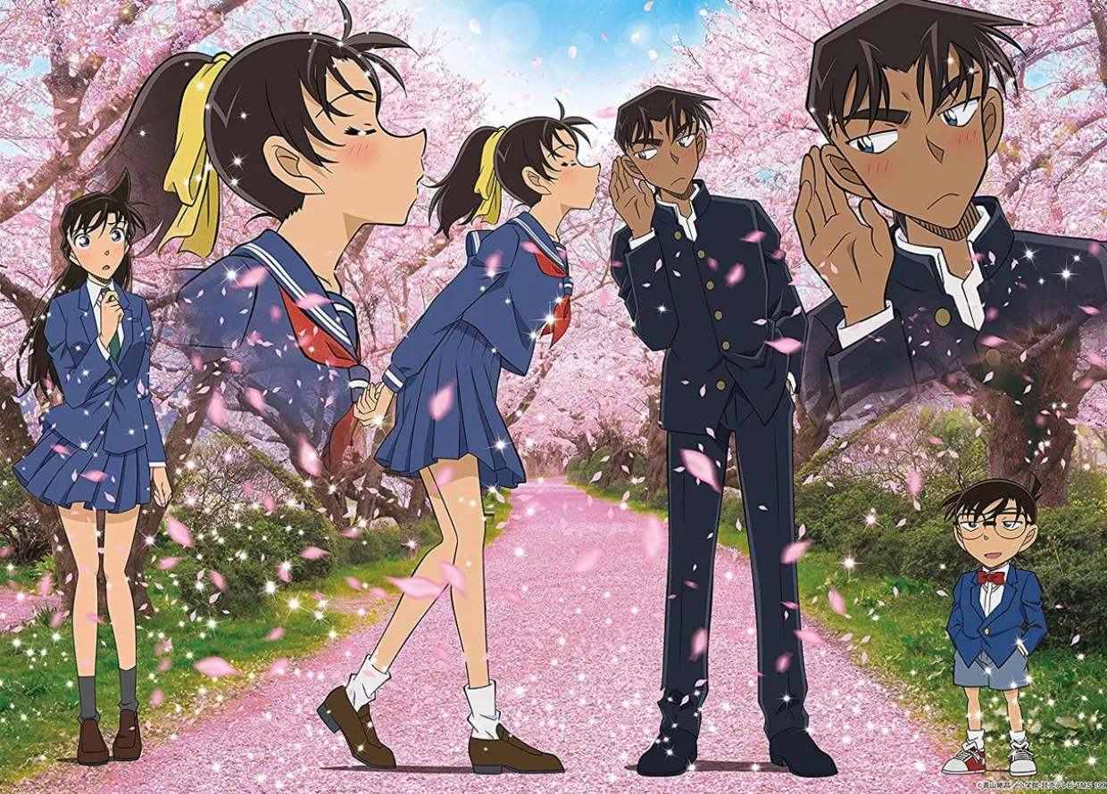 Epoch Jigsaw Puzzle 06-111S Detective Conan Cherry Blossom Season (500 Pieces) Clearance