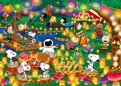 Epoch Jigsaw Puzzle 07-709S Glow In The Dark Snoopy Lantern Party (500 Pieces) New