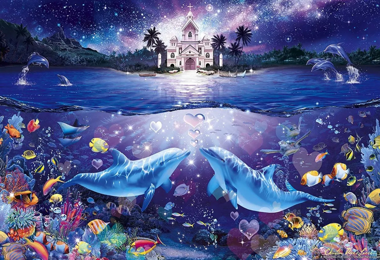 Epoch Jigsaw Puzzle 58-505S Lassen Wedding For Love (450 S-Pieces) Cheap