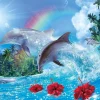 Epoch Jigsaw Puzzle 58-502S Lassen Shining Dolphins (450 S-Pieces) Store
