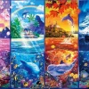 Epoch Jigsaw Puzzle 13-033S Lassen Passage Of Time (Glow In The Dark) (1000 Pieces) Best
