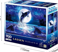 Epoch Jigsaw Puzzle 28-332S Lassen Majestic Saga (Glow In The Dark) (300 Pieces) Fashion