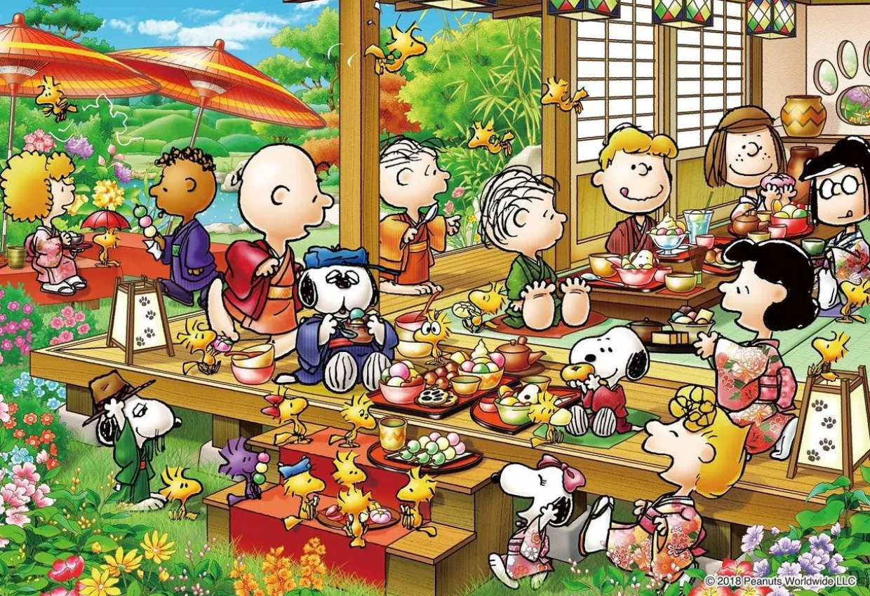 Epoch Jigsaw Puzzle 26-302S Paenuts Snoopy Party (300 Pieces) New