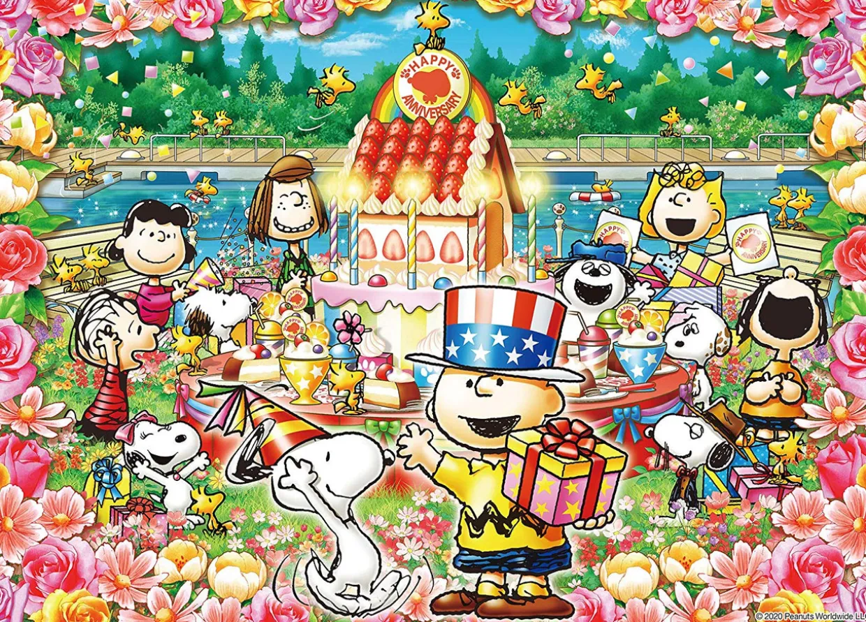Epoch Jigsaw Puzzle 06-112S Peanuts Snoopy Anniversary (500 Pieces) Outlet