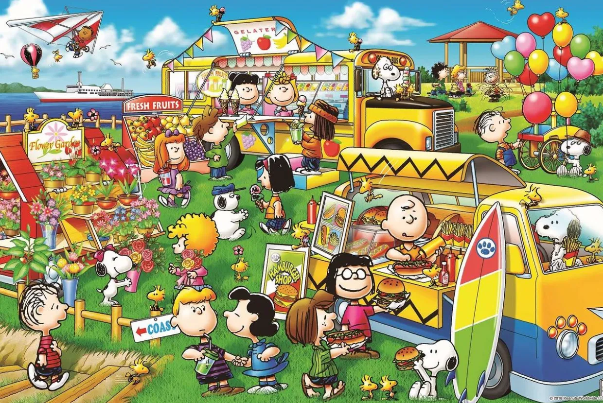 Epoch Jigsaw Puzzle 11-585S Peanuts Wagon Shop (1000 Pieces) Clearance
