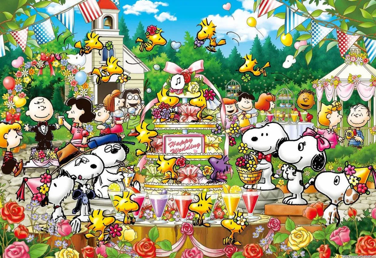 Epoch Jigsaw Puzzle 26-311S Peanuts Woodstock Wedding (300 Pieces) Best