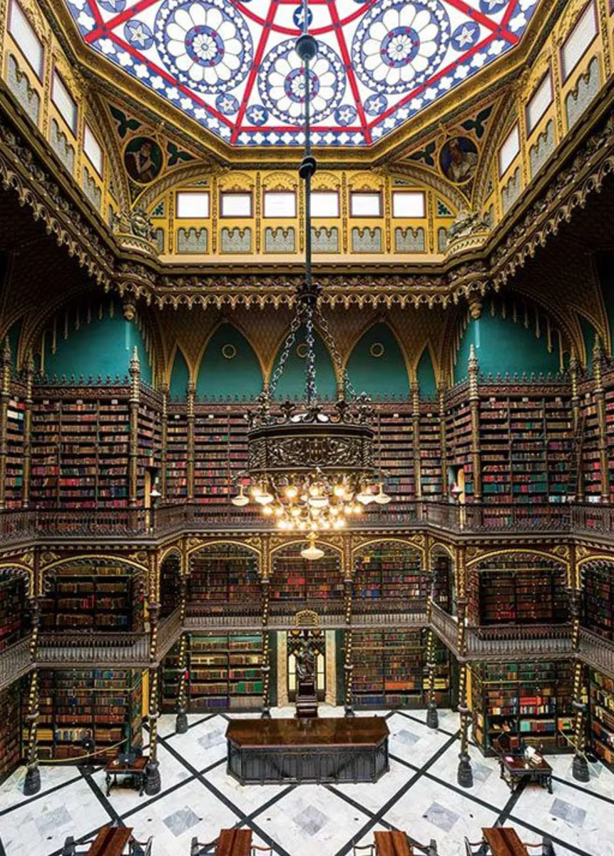 Epoch Jigsaw Puzzle 79-362S Royal Portuguese Cabinet Of Reading In Brazil (500 Pieces) Shop