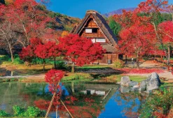 Epoch Jigsaw Puzzle 25-193S Sirakawago (Gifu) In Autumn Japan (300 Pieces) Flash Sale
