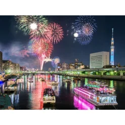 Epoch Jigsaw Puzzle 79-104S Sumida River Fireworks Tokyo Japan (500 Pieces) Store