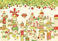 Epoch 06-118S Jigsaw Puzzle Marchen Art City Of Strawberries By Noriko Nishimura (500 Pieces) Cheap