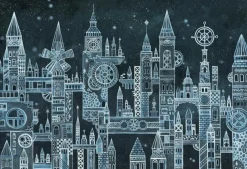 Epoch 26-350S Jigsaw Puzzle Marchen Art Glass City Of A Distant Galaxy By Noriko Nishimura (300 Pieces) Best