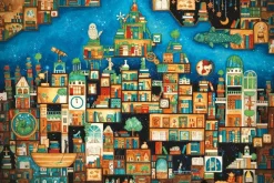 Epoch 11-602S Jigsaw Puzzle Marchen Art Forgotten Kingdom Of Books By Noriko Nishimura (1000 Pieces) Best