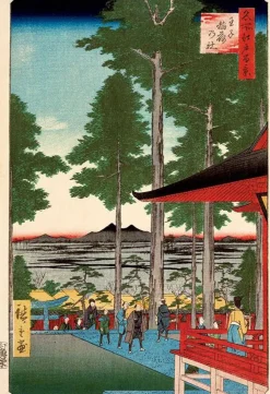 Epoch 79-379S Jigsaw Puzzle One Hundred Famous Views Of Edo Ojiinarisha (450 S-Pieces) Outlet
