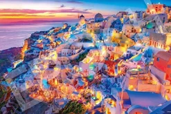 Epoch 22-112S Jigsaw Puzzle Santorini Evening In Greece (Scenery) (2016 S-Pieces) Flash Sale