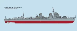 Hot Fine Molds 1/350 Ijn Destroyer Akebono Plastic Model