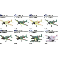 Hot F-toys 1/144 Zero Fighter The Best Collection 10Pcs Complete Box