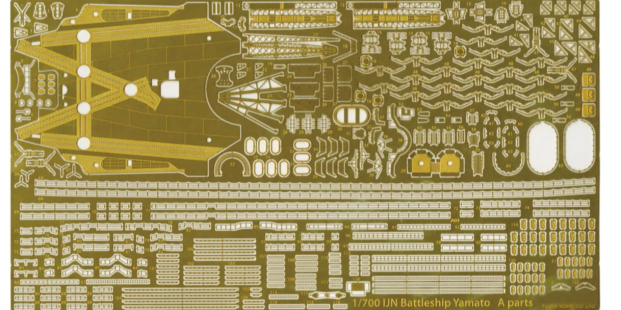 Store Fujimi 1/700 Ijn Battleship Yamato Full Hull Model Special Version W/Photo-Etched Parts Plastic Model