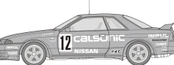 Online Fujimi Inch Up 1/24 No. 296 Calsonic Skyline Gt-R Bnr32 Gr.A 1992 Plastic Model