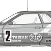 Fashion Fujimi Inch Up 1/24 Taisan Stp Gt-R (Skyline Gt-R [Bnr32 Gr.A Ver.]) 1992 Plastic Model