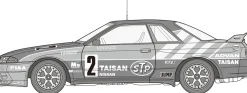 Fashion Fujimi Inch Up 1/24 Taisan Stp Gt-R (Skyline Gt-R [Bnr32 Gr.A Ver.]) 1992 Plastic Model