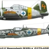 Outlet Hasegawa 1/72 B-239 Buffalo & Messerschmitt Bf109G-6 Juutilainen W/Figure Plastic Model