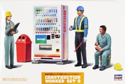 Store Hasegawa 1/35 Construction Workers Set B Plastic Model