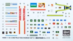 Store Hasegawa 1/35 Construction Workers Set B Plastic Model