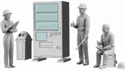 Store Hasegawa 1/35 Construction Workers Set B Plastic Model
