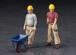 Shop Hasegawa 1/35 Construction Workers Set A Plastic Model
